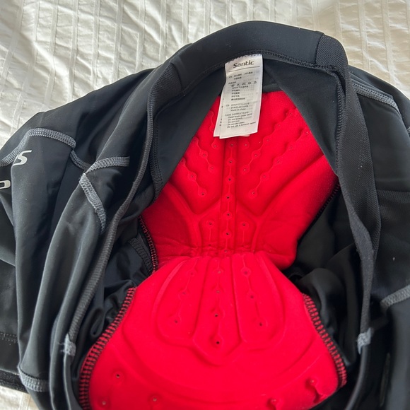 SANTIC NWOT Black Padded Cycling Shorts Men's Size 3XL - Picture 6 of 9